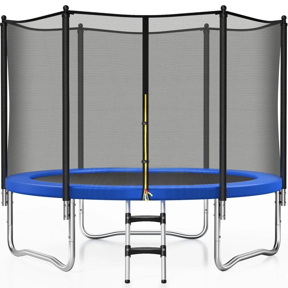 Outdoor Furniture - 8FT Outdoor Recreational Trampoline with Safety