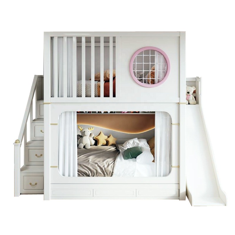 Bunk Bed With Stairs And Slide - Kids' Bunk Beds with Slide and