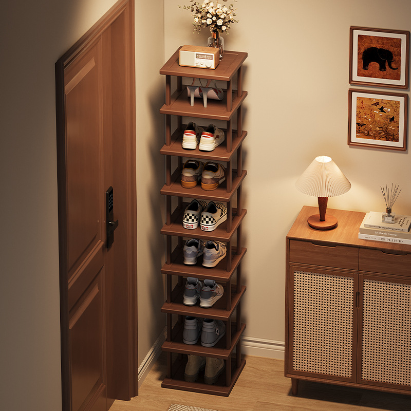 Shoe Rack Cabinet Narrow Entryway - Modern Doorway Shoe Rack Home Use