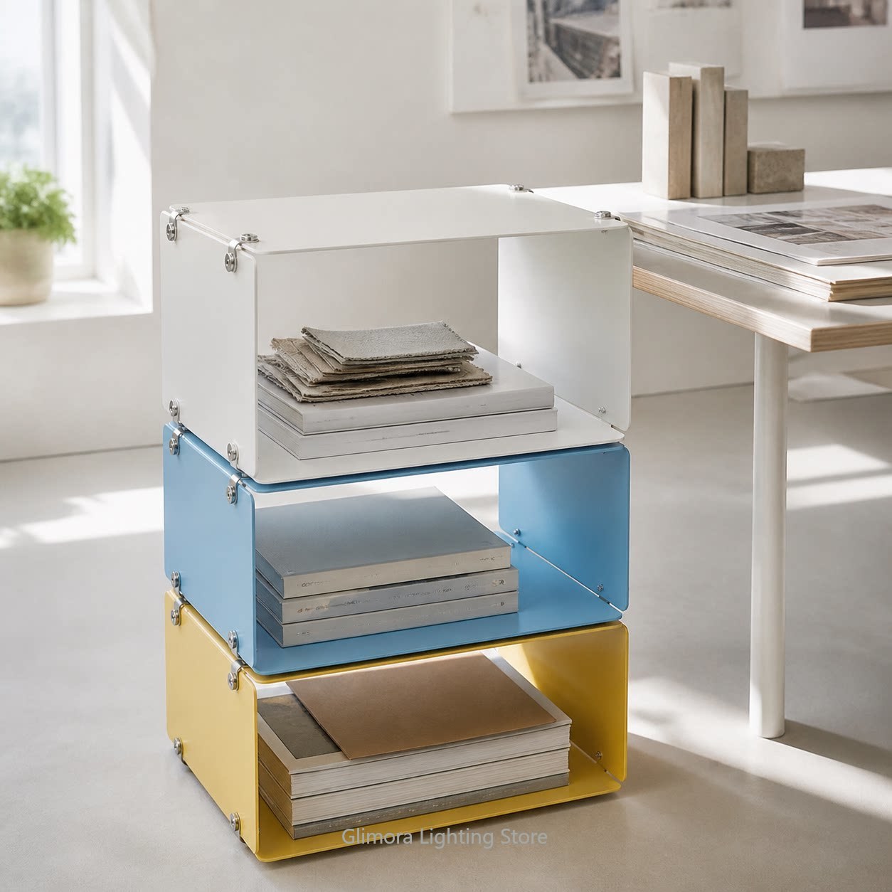 Storage - Colorful Modular Magnetic Aluminum Storage Cabinet