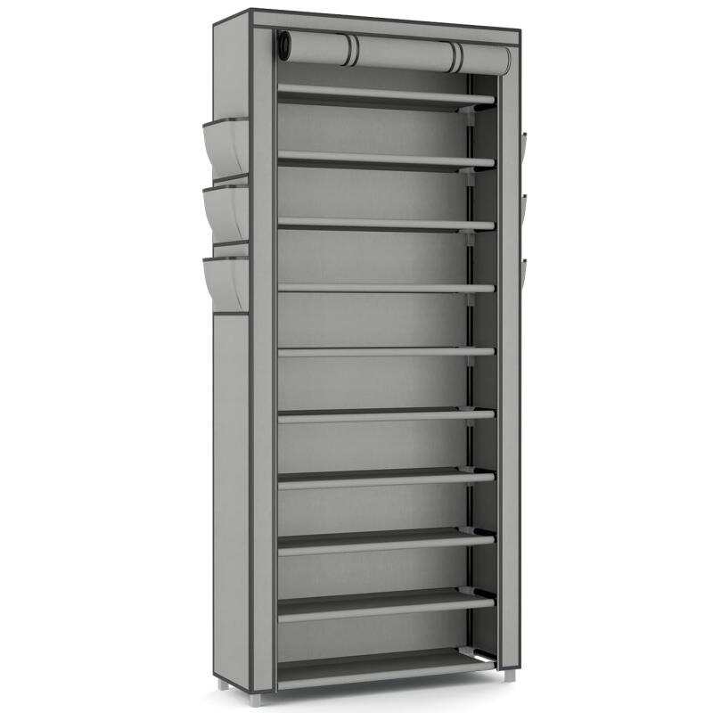 Shoe Rack Cabinet Narrow Entryway - Vertical Narrow Shoe Rack Organizer Tall