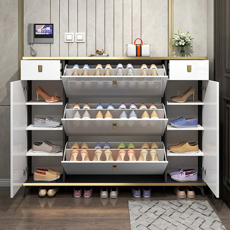 Ultra Thin Narrow Shoe Cabinet - đánh giá và giá Shoe Rack Cabinet Narrow Entryway