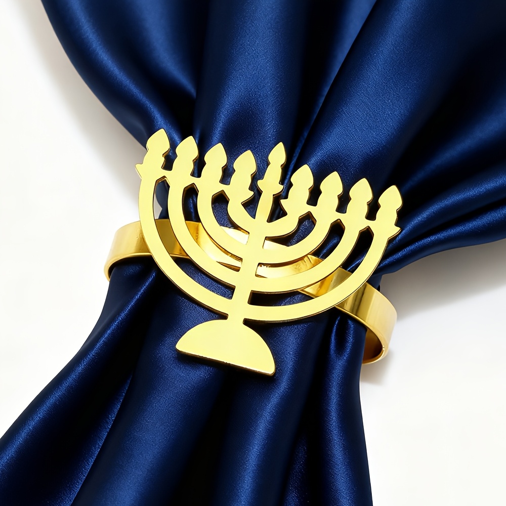 6Pcs Hanukkah Menorah Napkin R - đánh giá và giá Tables