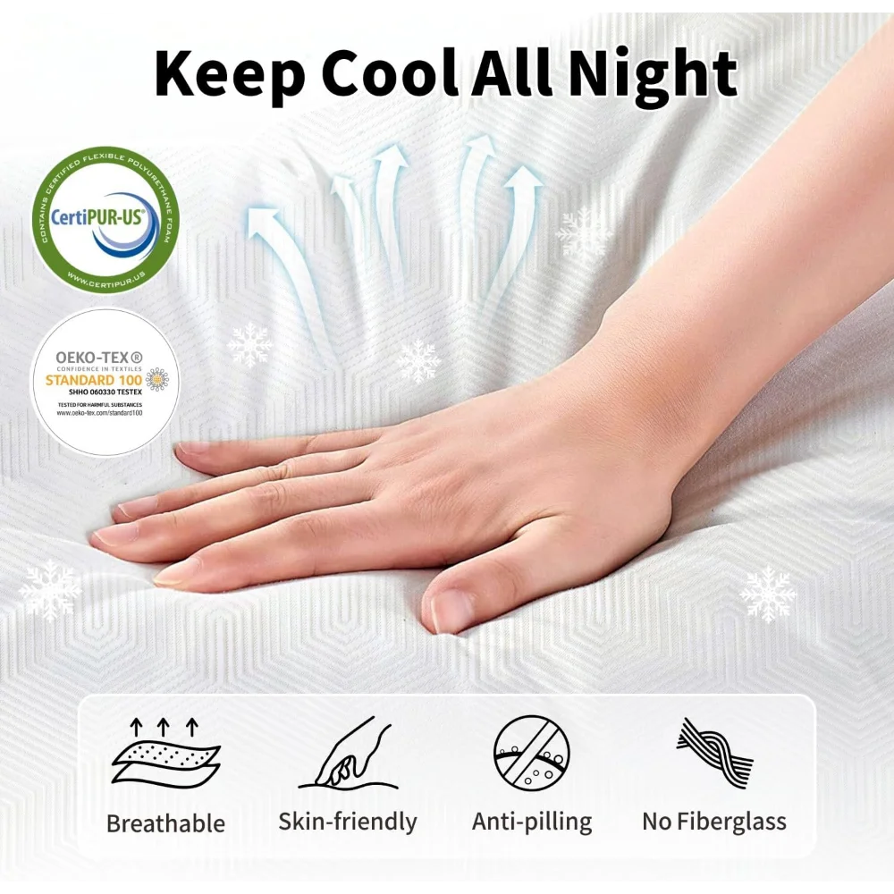 Hybrid Mattresses in a Box Coo - đánh giá và giá Memory Foam Mattress In A Box Queen