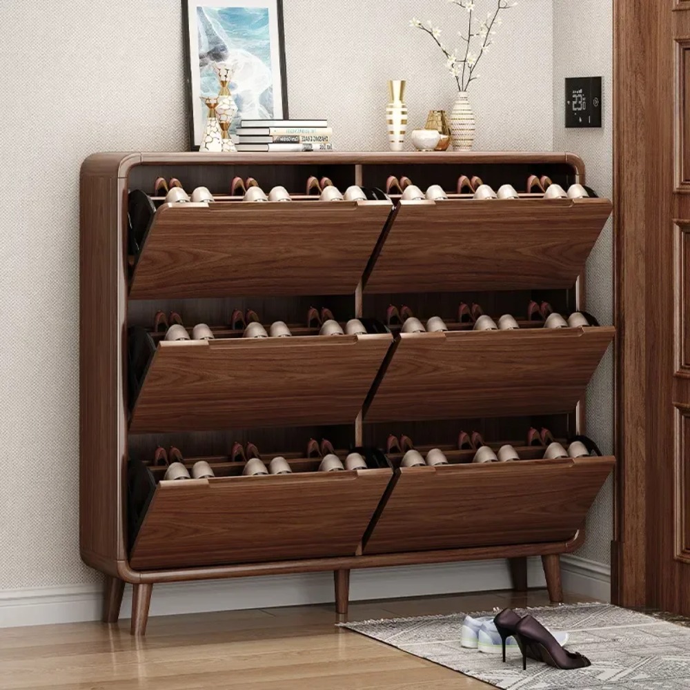 Slim Flip Door Shoe Cabinet Ru - đánh giá và giá Shoe Rack Cabinet Narrow Entryway