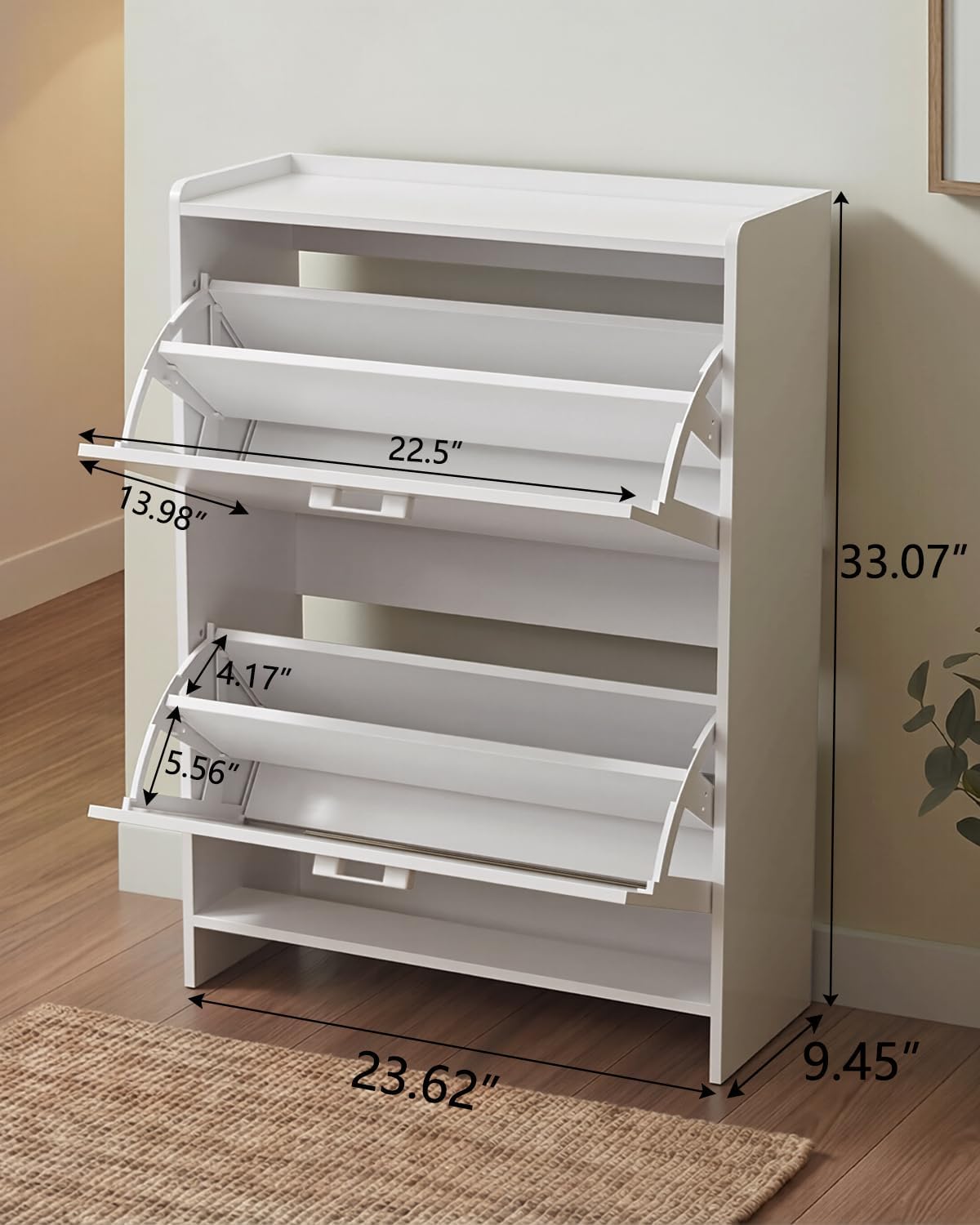 #Narrow Shoe Cabinet with 2 Fl - đánh giá và giá Shoe Rack Cabinet Narrow Entryway
