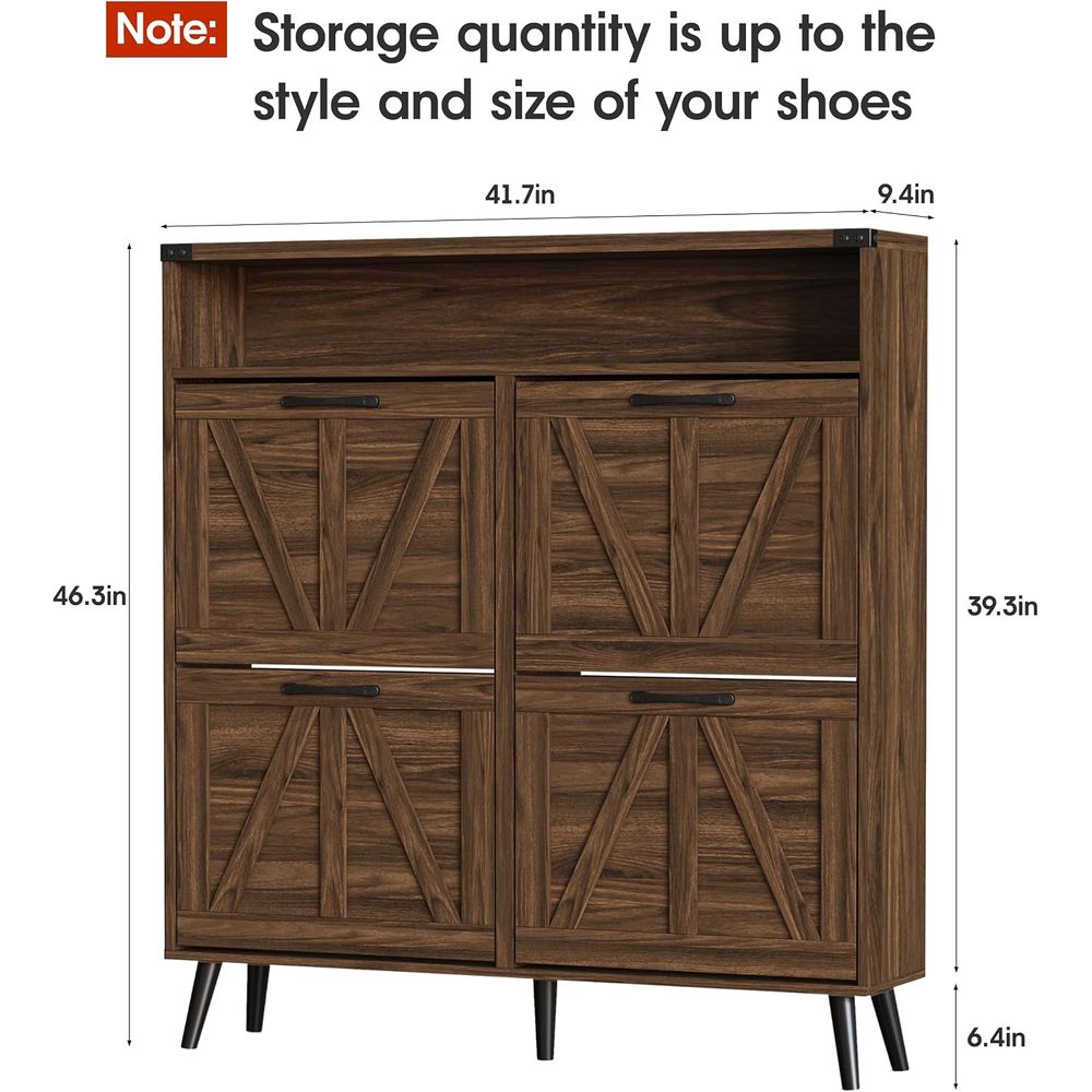 Shoe Cabinet with 4 lip Ders,a - đánh giá và giá Shoe Rack Cabinet Narrow Entryway