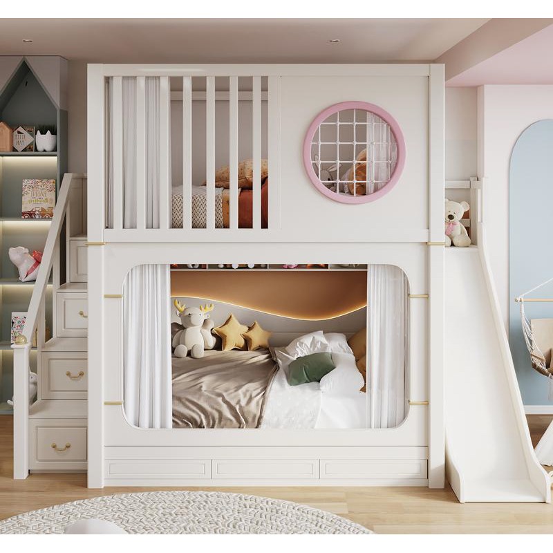 Kids' Bunk Beds with Slide and - đánh giá và giá Bunk Bed With Stairs And Slide