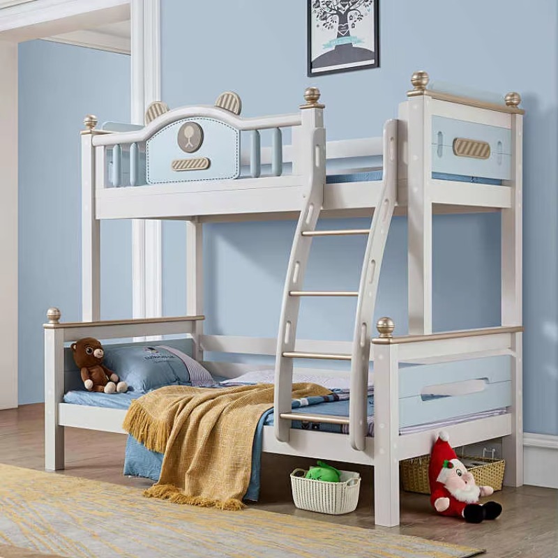 Modern Simple Solid Wood Multi - đánh giá và giá Bunk Bed With Stairs And Slide
