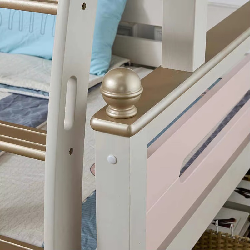 Modern Simple Solid Wood Multi - đánh giá và giá Bunk Bed With Stairs And Slide