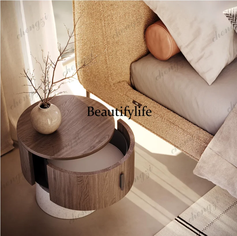 C178Round solid wood bedside t - đánh giá và giá Tables