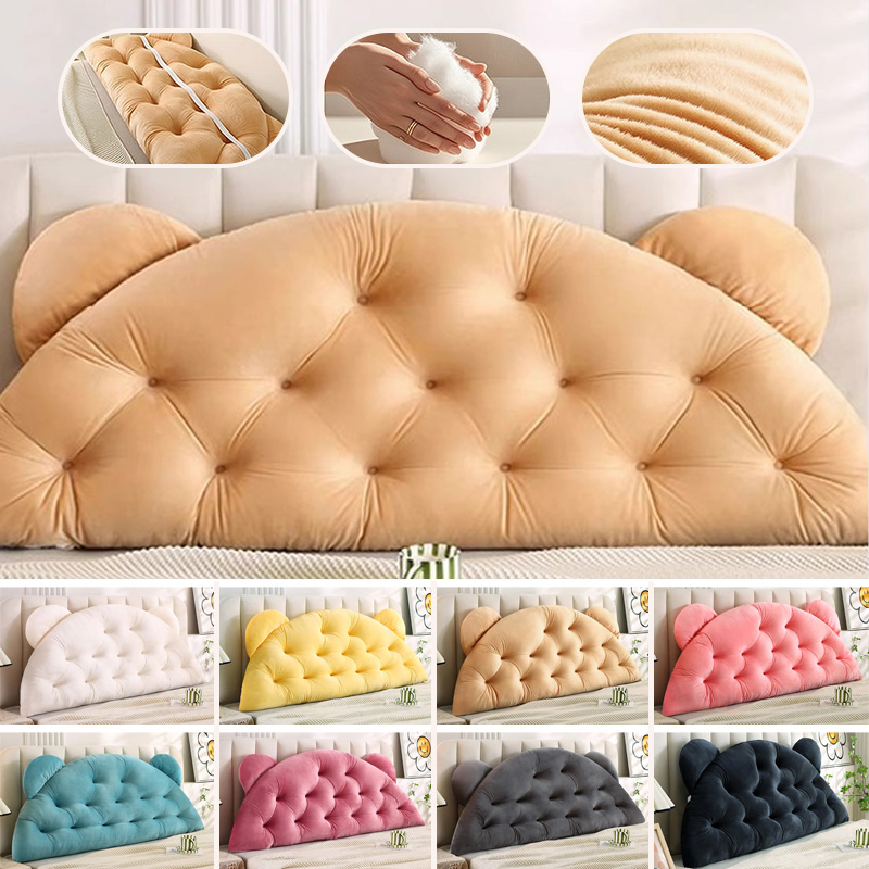 Bear Ear Headboard Backrest Cu - đánh giá và giá Headboard Cushion Backrest Tatami