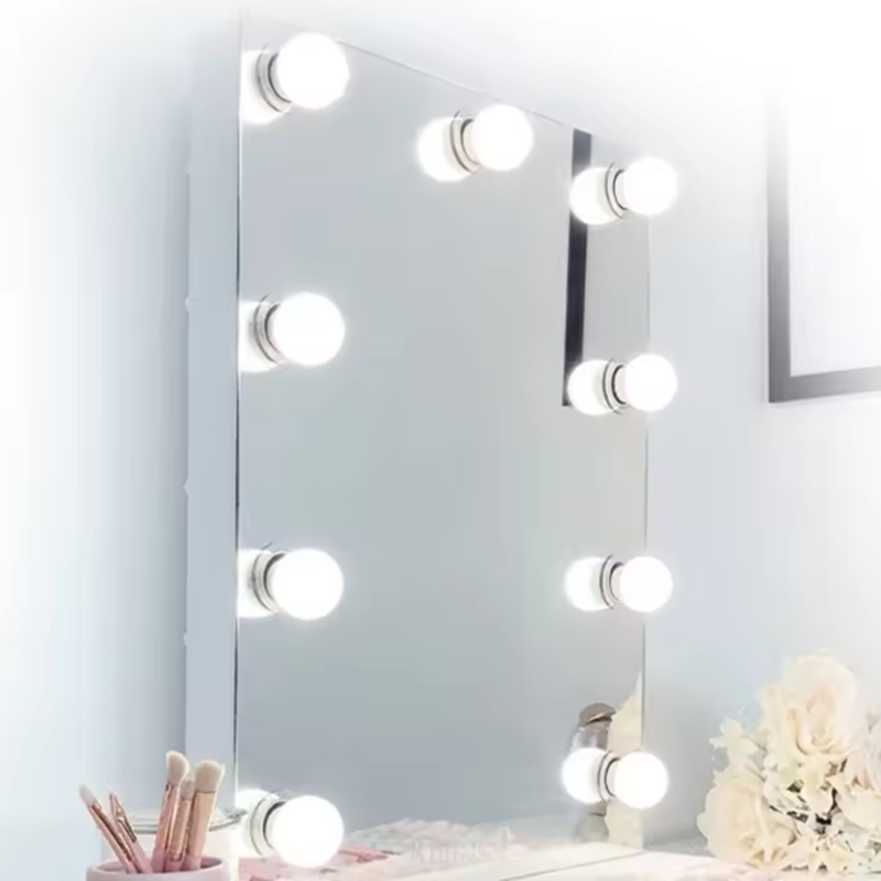 New Makeup Mirror Light Bulbs  - đánh giá và giá Dressing Table Vanity With Lighted Mirror