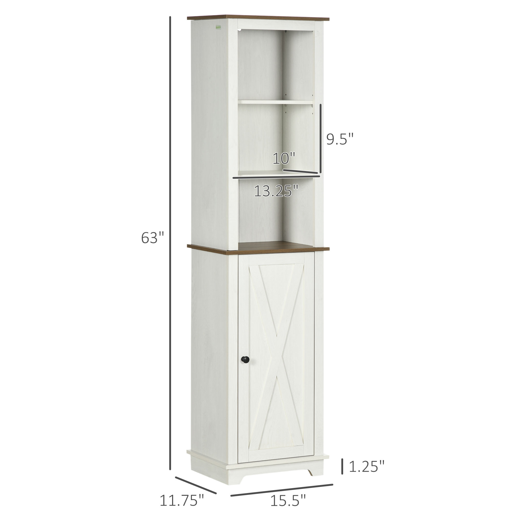 Farmhouse Bathroom Cabinet, Ta - đánh giá và giá Storage