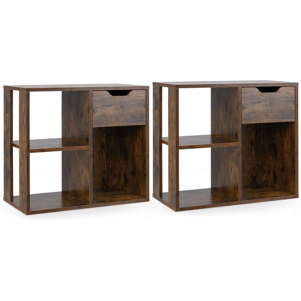 3-Tier Wooden Cube Bookshelf f - đánh giá và giá Storage