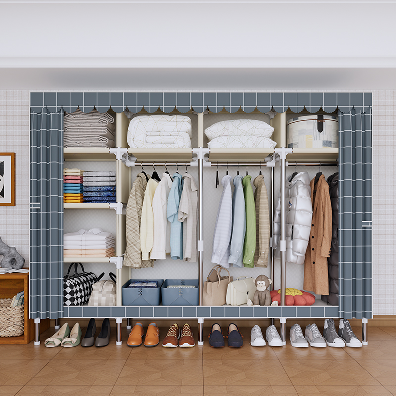 Fashion-Print Portable Wardrob - đánh giá và giá Wardrobe Closet Portable Fabric Cover