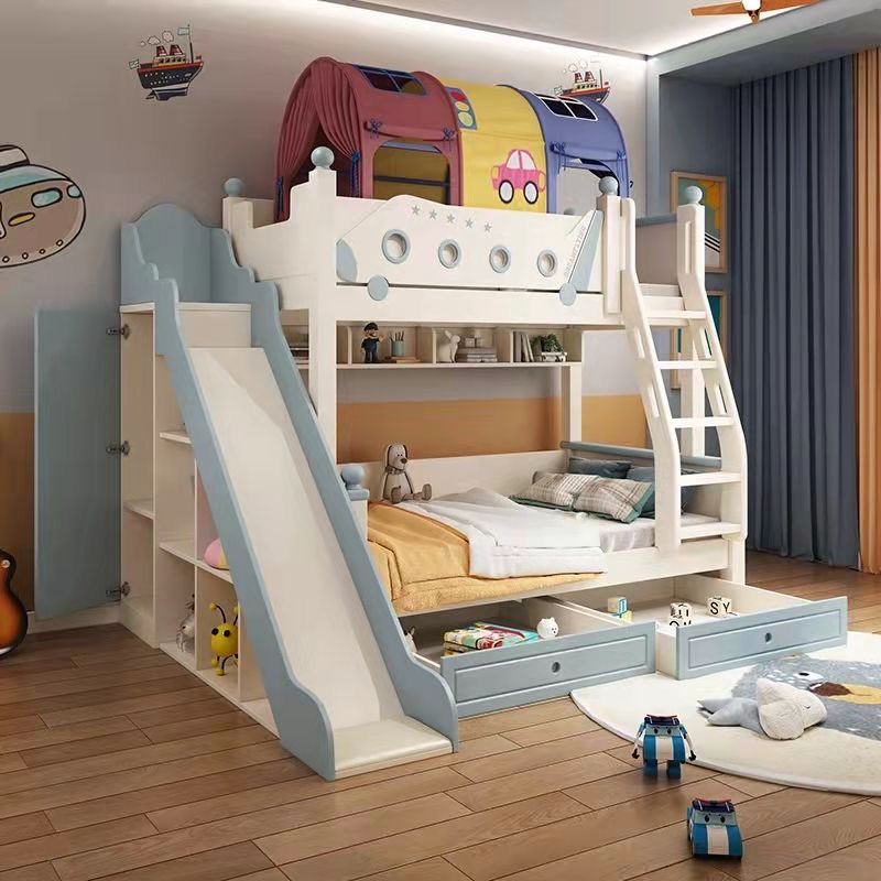 High Quality Wooden Princess S - đánh giá và giá Bunk Bed With Stairs And Slide