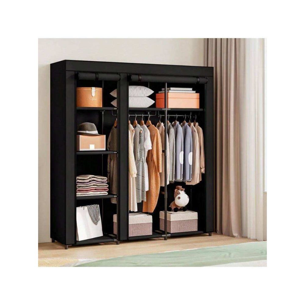 Portable Wardrobe Closet Stora - đánh giá và giá Wardrobe Closet Portable Fabric Cover