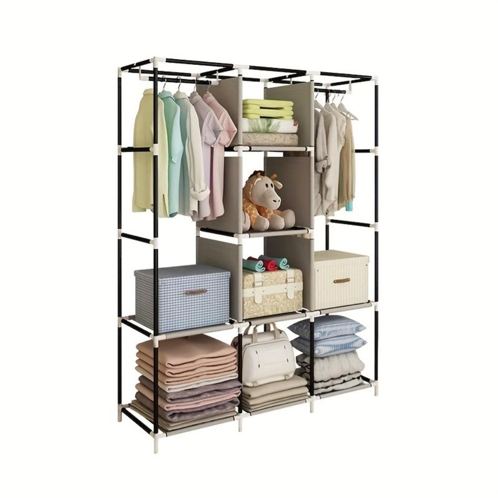 64 Inch Portable Clothes Wardr - đánh giá và giá Wardrobe Closet Portable Fabric Cover