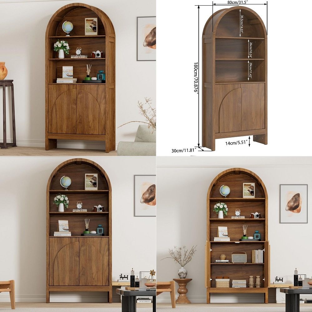 Century Arched Display Cabinet - đánh giá và giá Storage