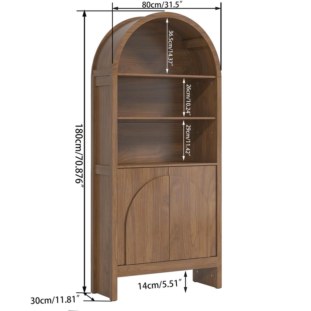 Century Arched Display Cabinet - đánh giá và giá Storage