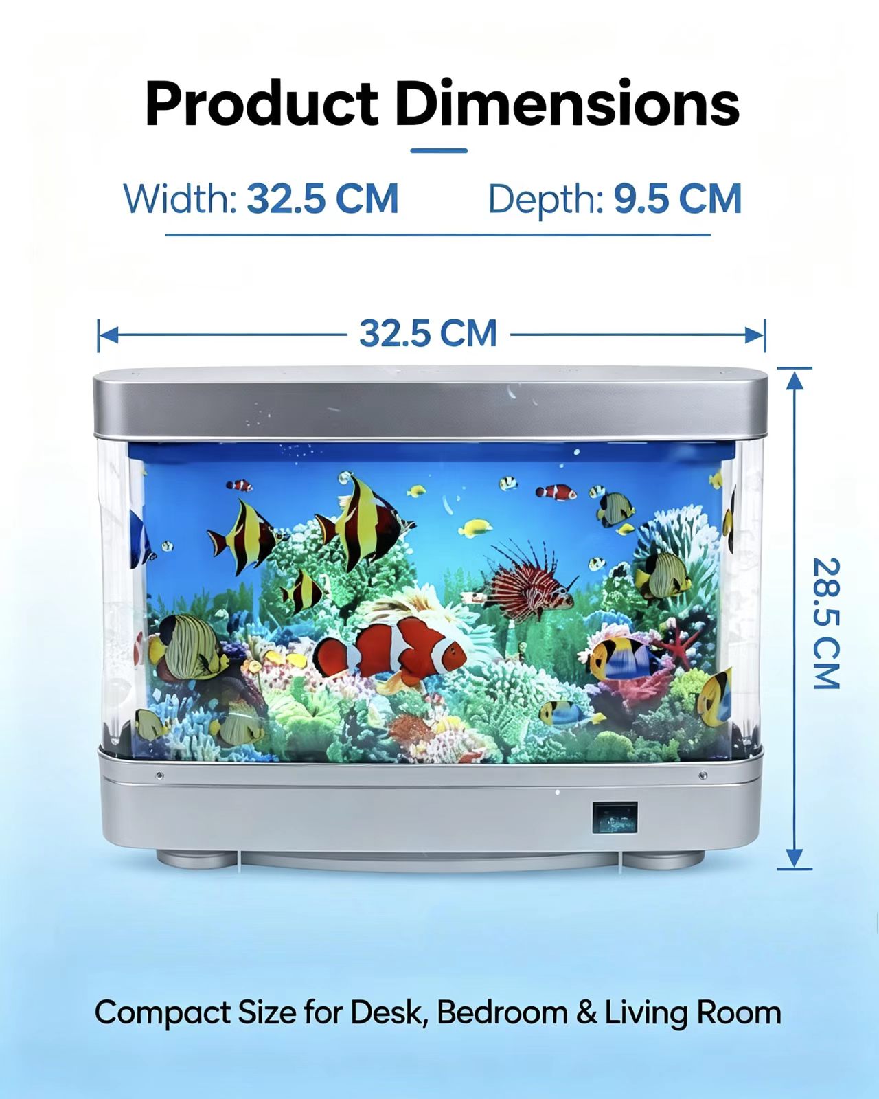 Tropical Fish Tank Lamps Artif - đánh giá và giá Floating Nightstand With Led Light