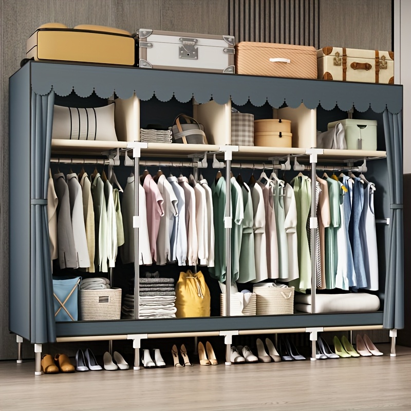 Metal Frame Portable Closet Or - đánh giá và giá Wardrobe Closet Portable Fabric Cover
