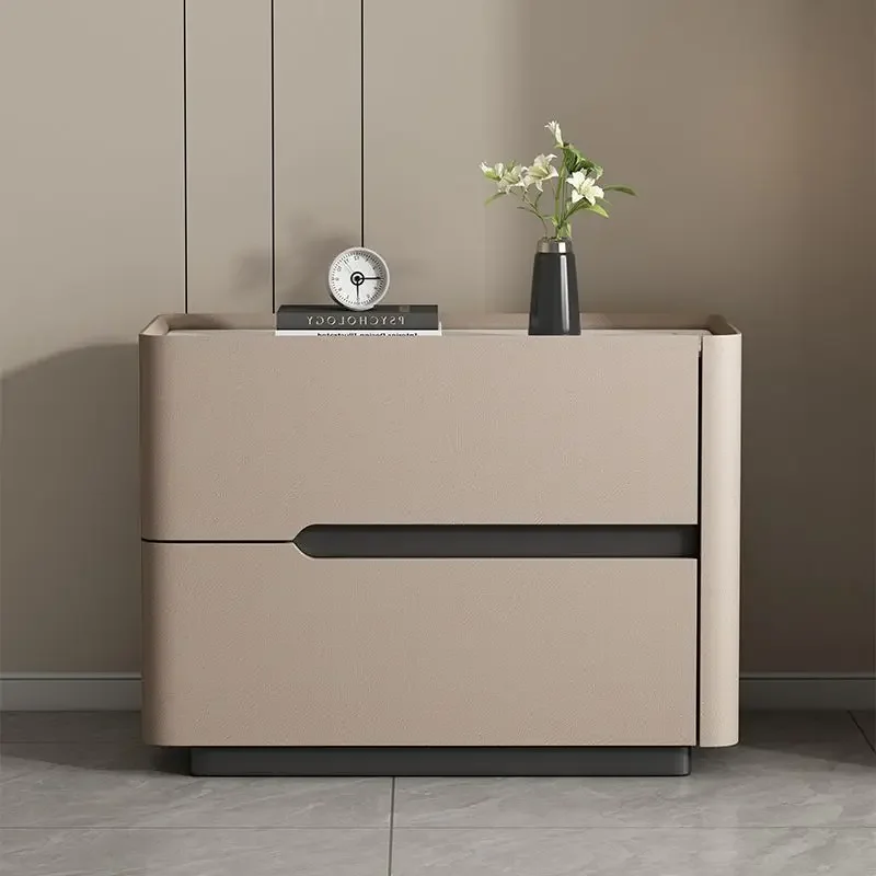 Nordic Modern Night Table Stor - đánh giá và giá Solid Wood Nightstand 2 Drawers