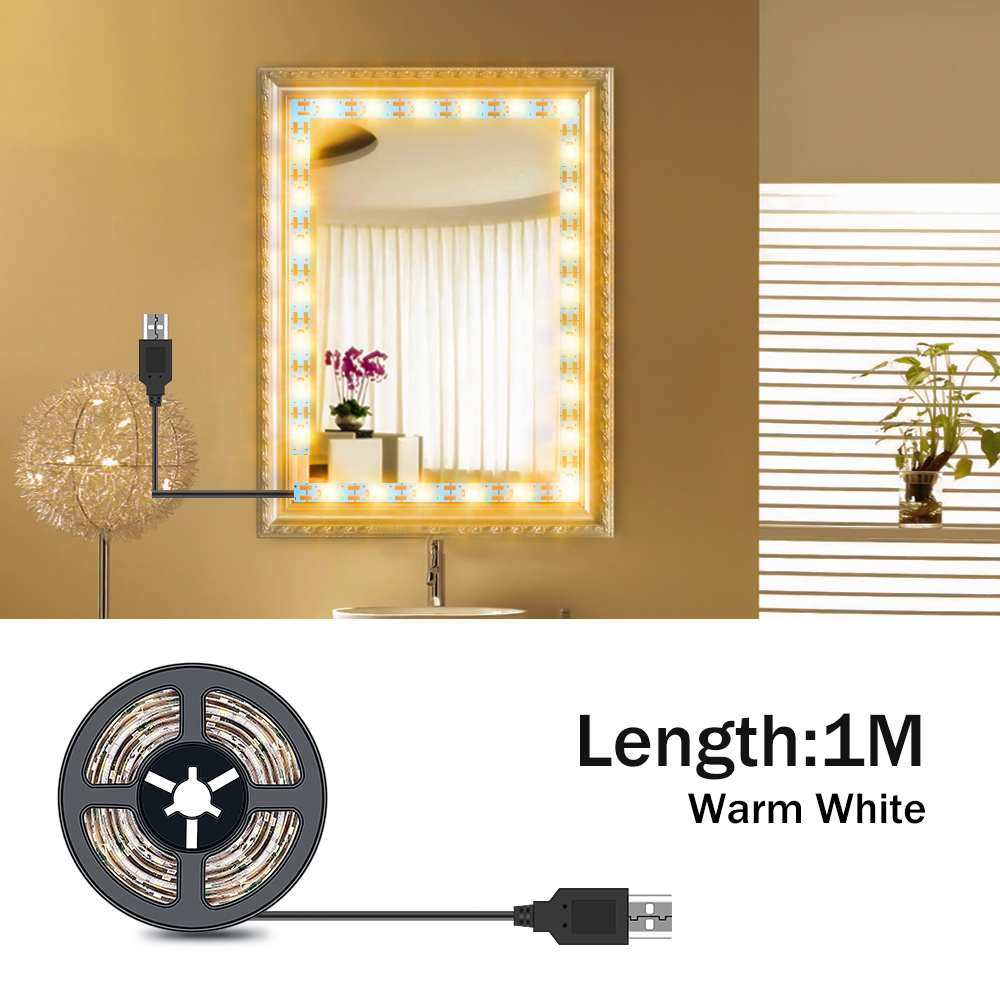 DC5V LED Makeup Mirror Light S - đánh giá và giá Dressing Table Vanity With Lighted Mirror