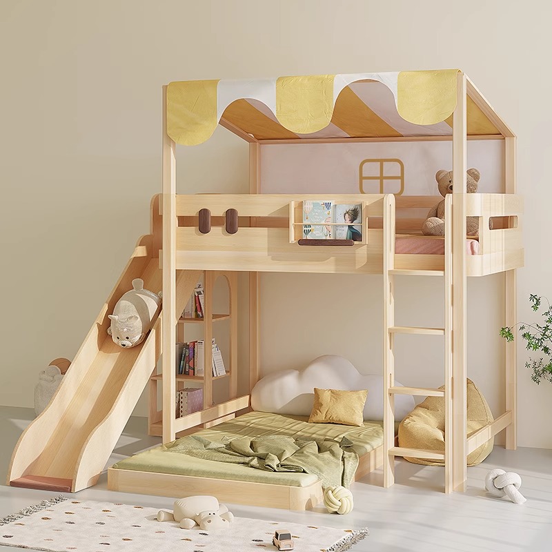 Bunk bed slide single sale chi - đánh giá và giá Bunk Bed With Stairs And Slide