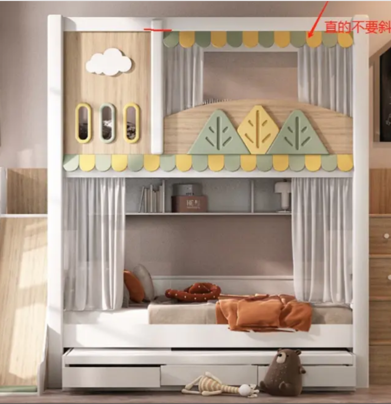 *Modern Nature Theme Kids Bunk - đánh giá và giá Bunk Bed With Stairs And Slide