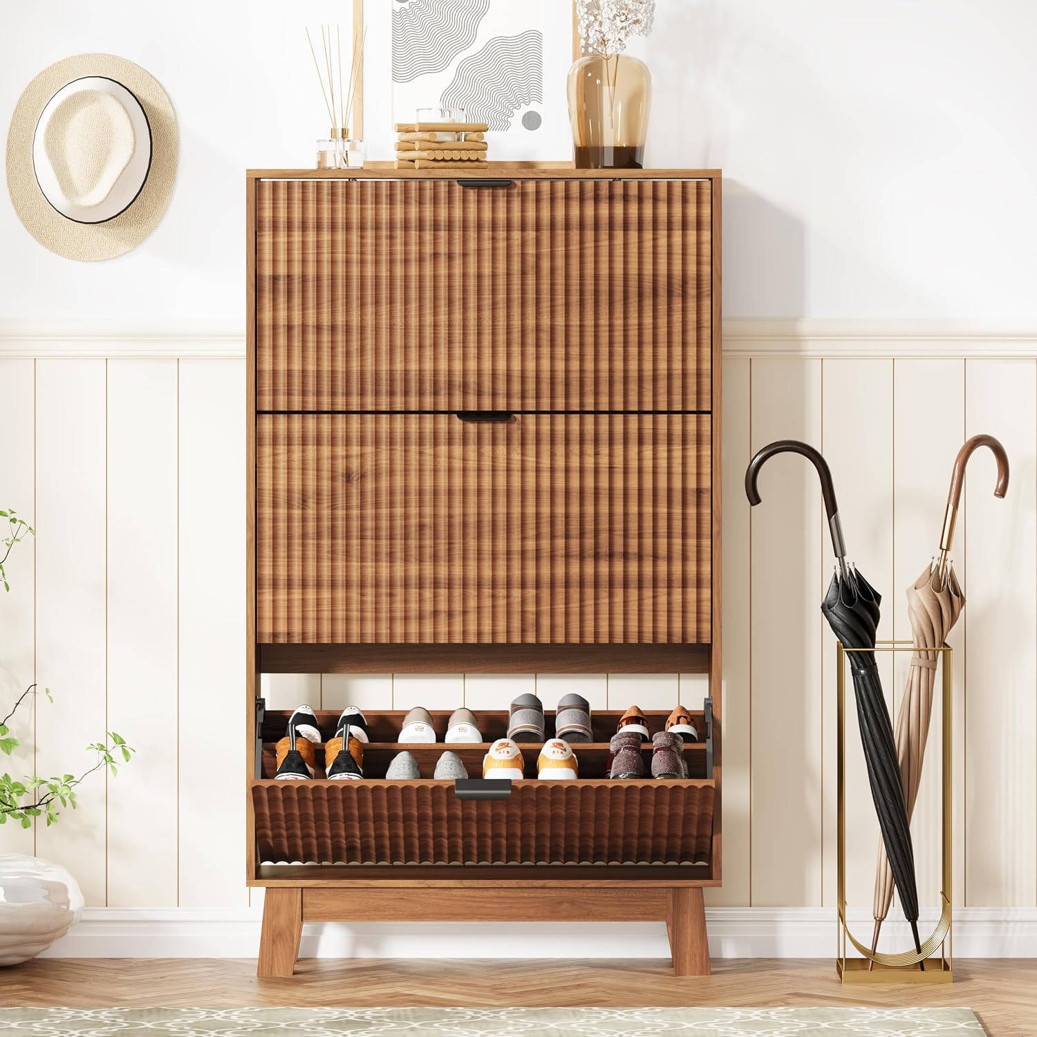 Entryway Shoe Cabinet Storage  - đánh giá và giá Shoe Rack Cabinet Narrow Entryway