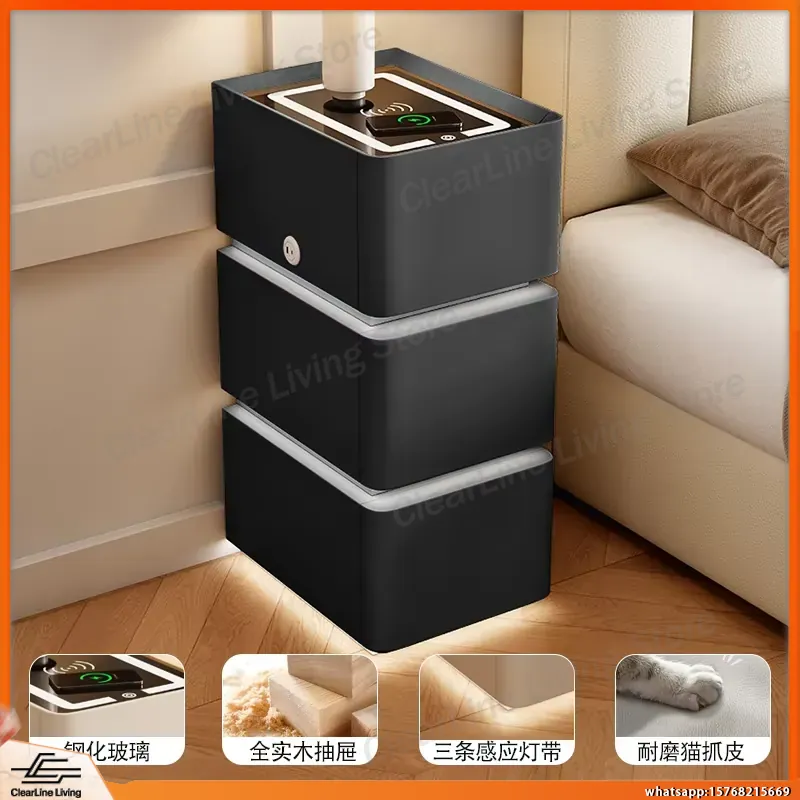 Ultra Narrow Floating Nightsta - đánh giá và giá Floating Nightstand With Led Light