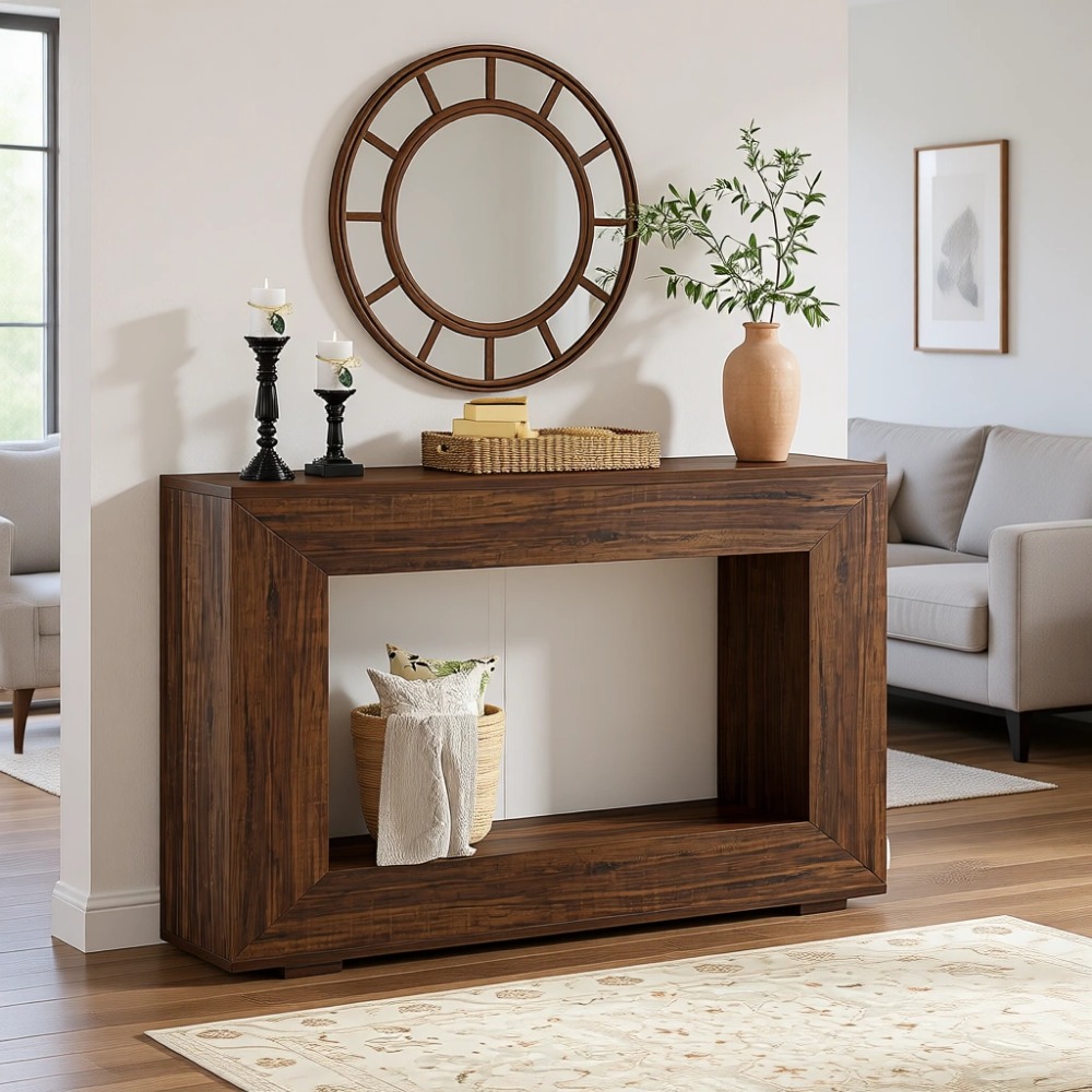 47 Inch Farmhouse Console Tabl - đánh giá và giá Tables