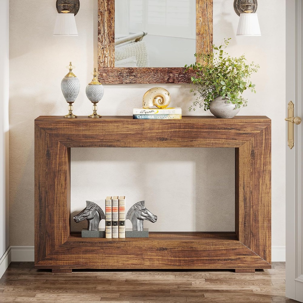 47 Inch Farmhouse Console Tabl - đánh giá và giá Tables
