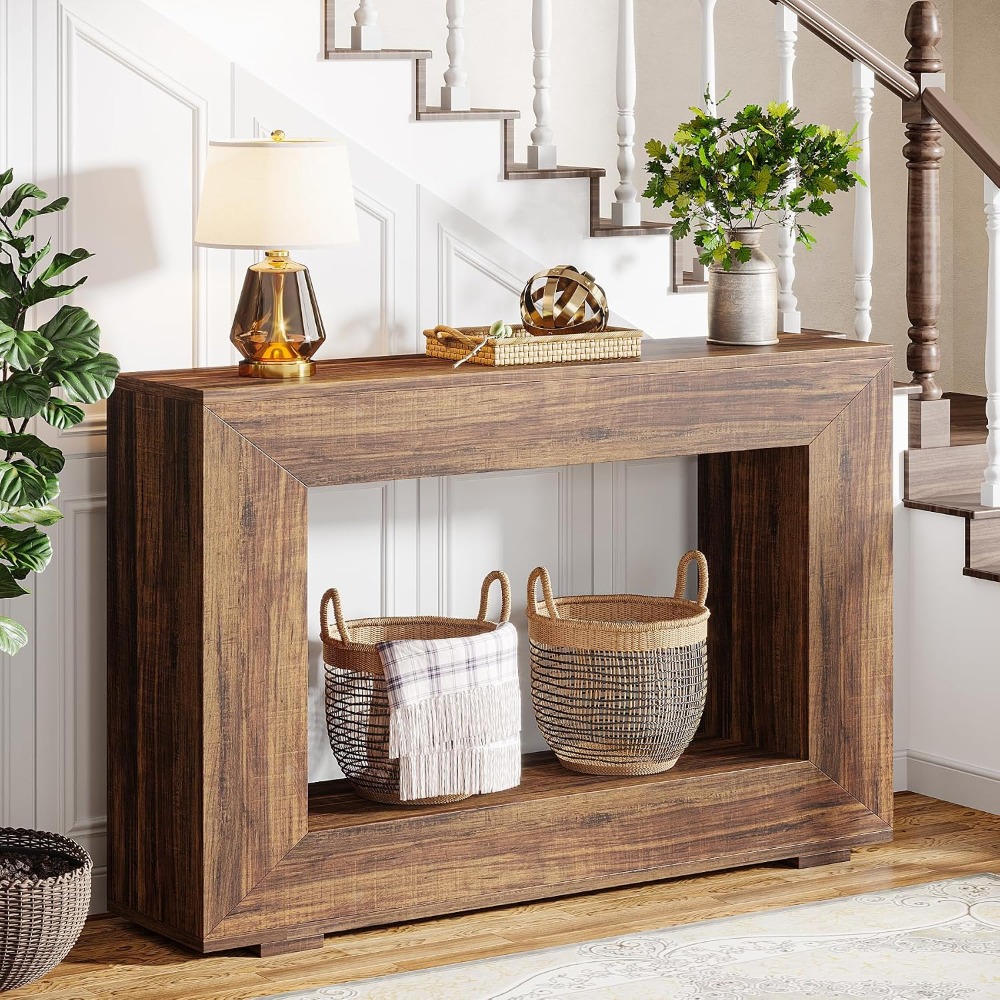 47 Inch Farmhouse Console Tabl - đánh giá và giá Tables